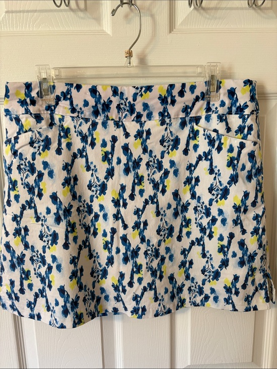 Lady Hagen Dresses & Skirts - Lady Hagen Blue and Yellow Floral Golf Skort